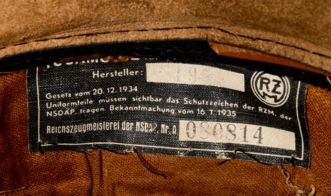 German WWII Allgemeine SS Visor Cap for Other Ranks — image 15