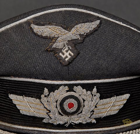 German WWII Luftwaffe Officer's Visor Cap — image 2