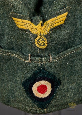 German WWII Navy Coastal Artillery Side Cap — image 2