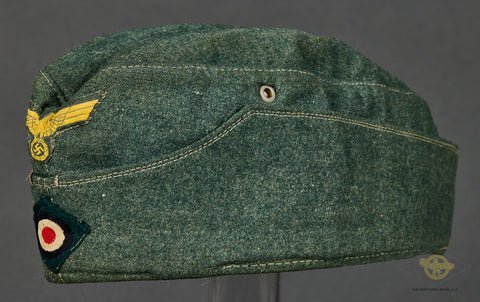German WWII Navy Coastal Artillery Side Cap — image 3