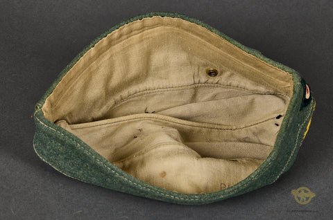 German WWII Navy Coastal Artillery Side Cap — image 9