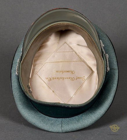 German WWII Army Officer's Visor Cap for Pioneer — image 12