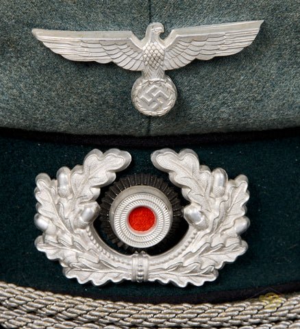 German WWII Army Officer's Visor Cap for Pioneer — image 2