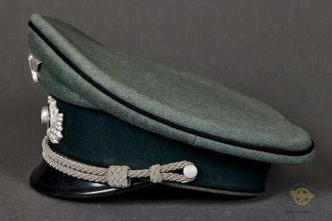German WWII Army Officer's Visor Cap for Pioneer — image 4