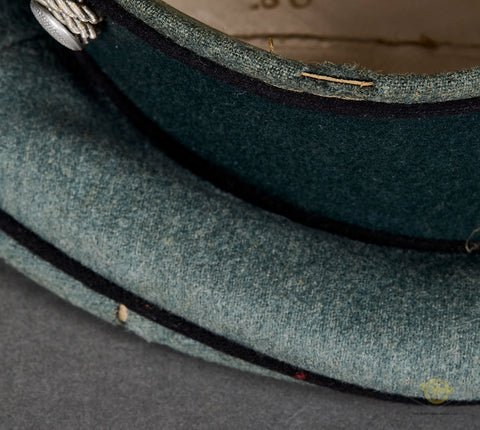 German WWII Army Officer's Visor Cap for Pioneer — image 9