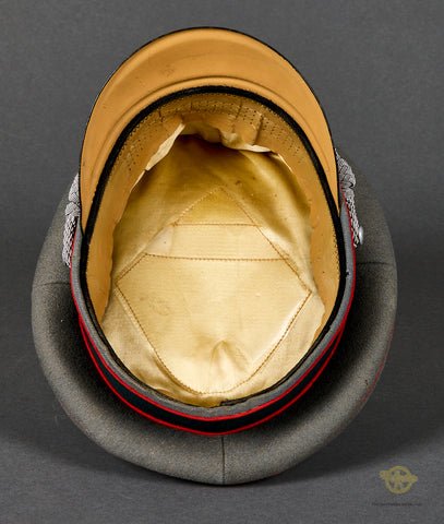 German WWII Army Officer's Artillery Visor Cap — image 7