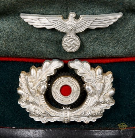 WWII German Army Artillery 'Other Ranks' Visor Cap — image 2