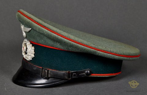 WWII German Army Artillery 'Other Ranks' Visor Cap — image 4