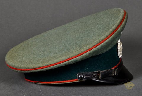 WWII German Army Artillery 'Other Ranks' Visor Cap — image 6