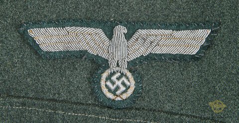 WWII German Army Model 1936 Tunic and Trousers for Artillery Captain — image 5