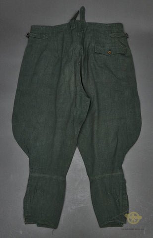 WWII German Army HBT Officer Breeches — image 4