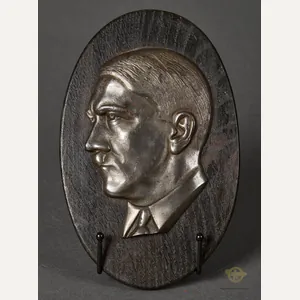 German WWII Adolf Hitler Wall Plaque