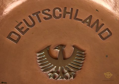 German Post War Commemorative Souvenir Copper Bowl — image 2