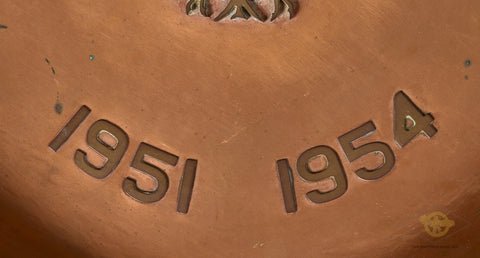 German Post War Commemorative Souvenir Copper Bowl — image 3