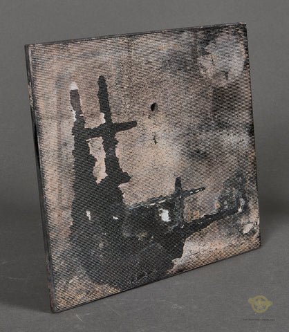 German Marble Memorial Plaque for Fallen Soldier — image 4