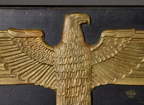 German WWII Bronzed Political Eagle Wall Mount — image 2