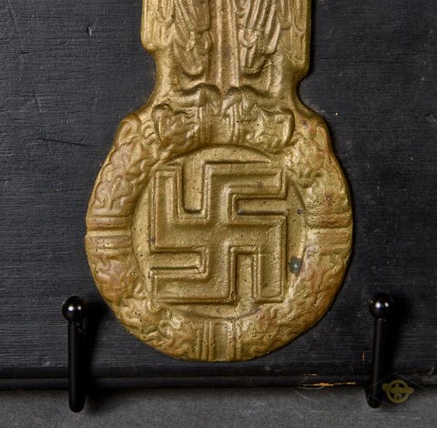German WWII Bronzed Political Eagle Wall Mount — image 3