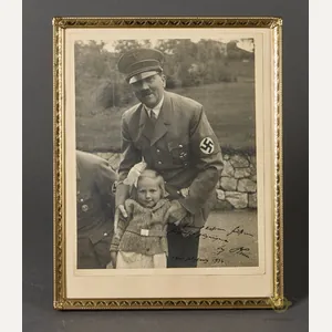 Large Personalized Photo of Hitler with Child