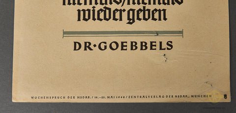 German WWII Lot of Three (3) Propaganda Posters — image 10