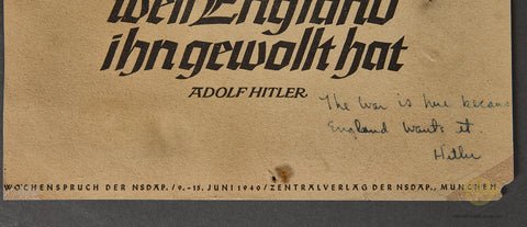 German WWII Lot of Three (3) Propaganda Posters — image 3