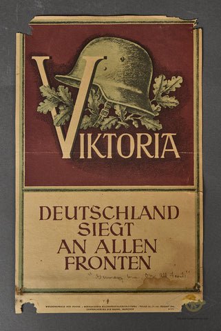 German WWII Lot of Three (3) Propaganda Posters — image 5