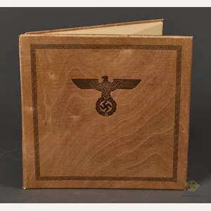 German WWII Book Celebrating the 'Topping Out Ceremony' of the …