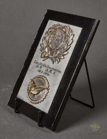 German WWII Employee Anniversary Plaque — image 3
