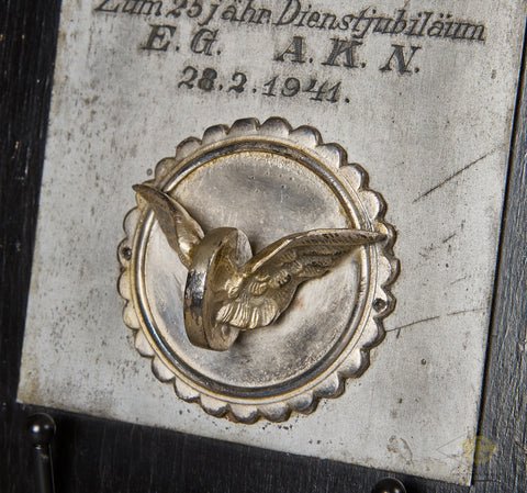 German WWII Employee Anniversary Plaque — image 4