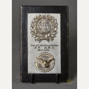 German WWII Employee Anniversary Plaque