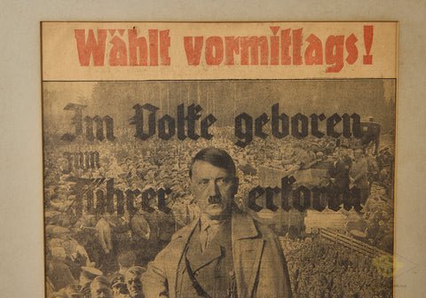 German WWII Hitler Propaganda Poster — image 2