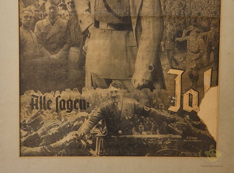 German WWII Hitler Propaganda Poster — image 3
