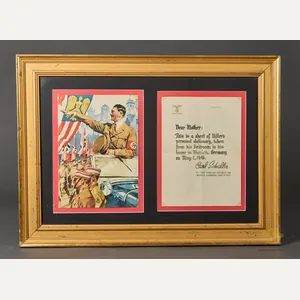 Veteran Bring Back Souvenir Hitler Stationary