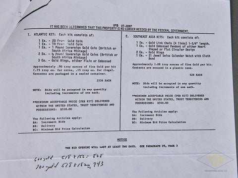 US Escape and Evasion 'Atlantic' Kit — image 11