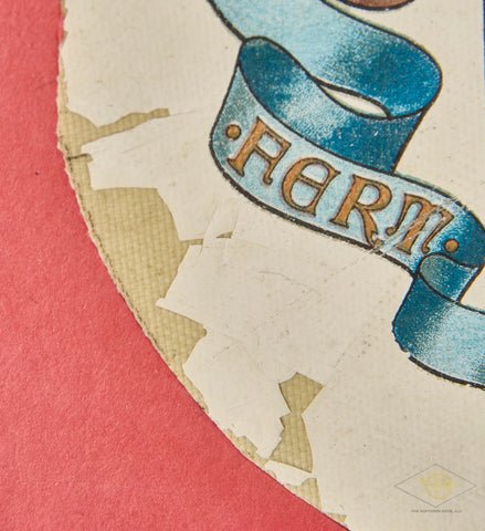 Italian Aircraft Insignia under Plexiglass Captured in Anzio Sicily North Africa — image 5