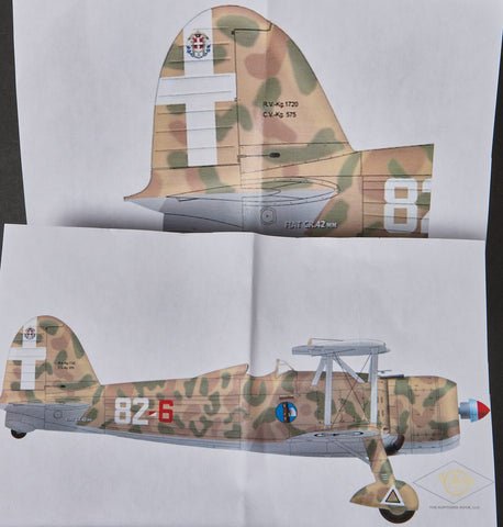 Italian Aircraft Insignia under Plexiglass Captured in Anzio Sicily North Africa — image 8