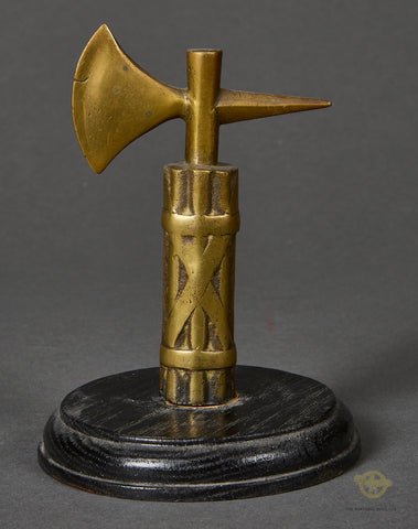 Italian Fascist Bundle (Fasces) in Brass Desk Sculpture — image 3