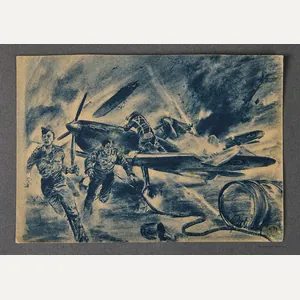 Original Luftwaffe Postcard