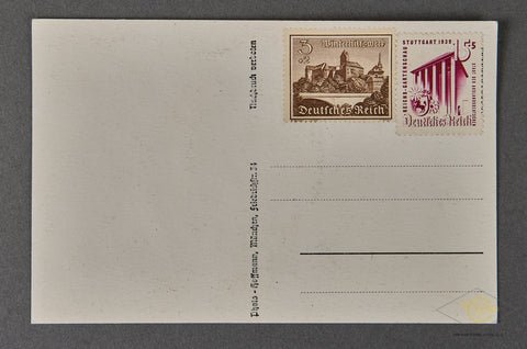 Postcard of Knights Cross Winner Waffen SS Obersturmbannführer Hans Dorr — image 2