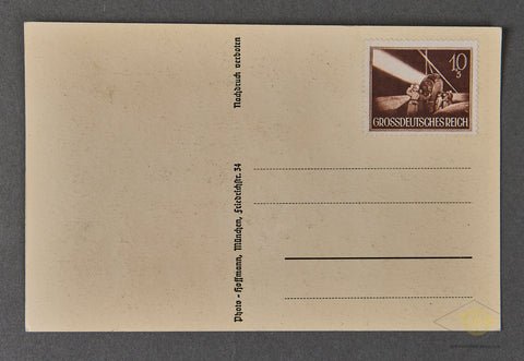 Postcard of Knights Cross Winner Waffen SS Obersturmführer Gerhard 'Gerd' Bremer — image 2