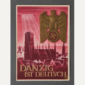 Original Danzig ist Deutsch Postcard