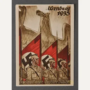 German Postcard for 1935 Nuremberg Rally