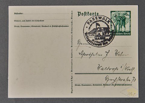 German WWII Austrian Annexation Postcard — image 2