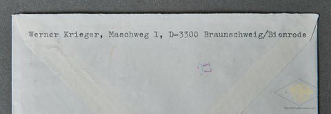 German WWII Signed Photo of Knights Cross Winner Werner Krieger — image 5