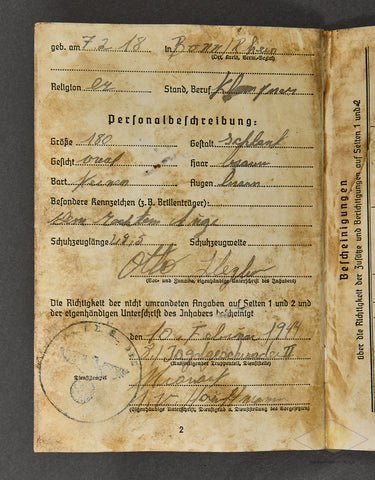 WWII German Luftwaffe Soldbuch — image 3