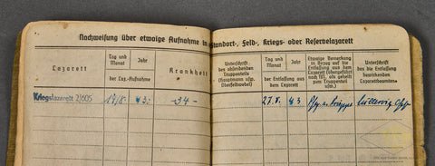 WWII German Army Soldbuch — image 12