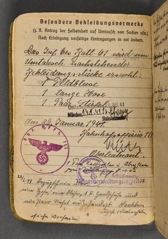 WWII German Army Soldbuch — image 8