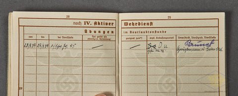 WWII German Army Soldiers Wehrpass — image 8