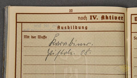 WWII German Army Soldiers Wehrpass — image 6