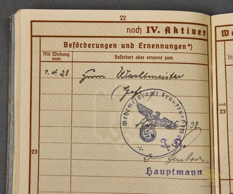 WWII German Army Soldiers Wehrpass — image 7