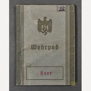 WWII German Army Soldiers Wehrpass